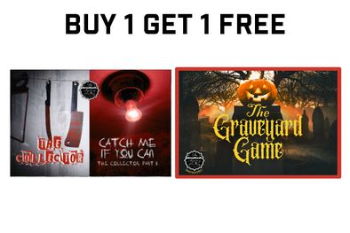 BUY 1 GET 1 FREE (The Collector 1 & 2 combo, The Graveyard Game)