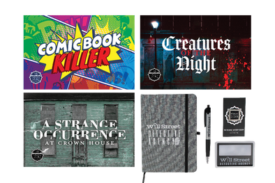 Mystery Bundle (Comic Book Killer, Creatures of the Night, A Strange Occurrence at Crown House, Will Street Detective Agency Bundle)