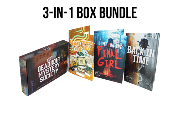 3-in-1 Box Bundle (Can You Dig It?, Hunt for the Final Girl, Back in Time)