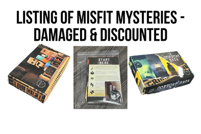 LISTING OF MISFIT MYSTERIES - Damaged & Discounted