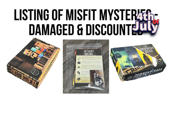 LISTING OF MISFIT MYSTERIES - Damaged & Discounted